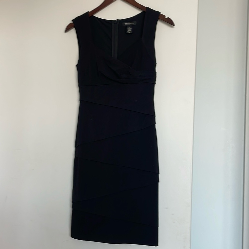 White House Black Market black bandage dress